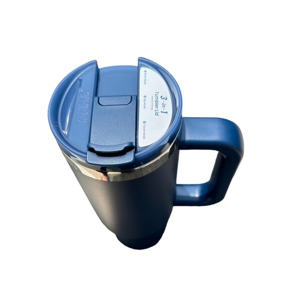 RTIC 30oz ROAD TRIP TUMBLER (CERAMIC LINING) - NAVY - Picture 3 of 3